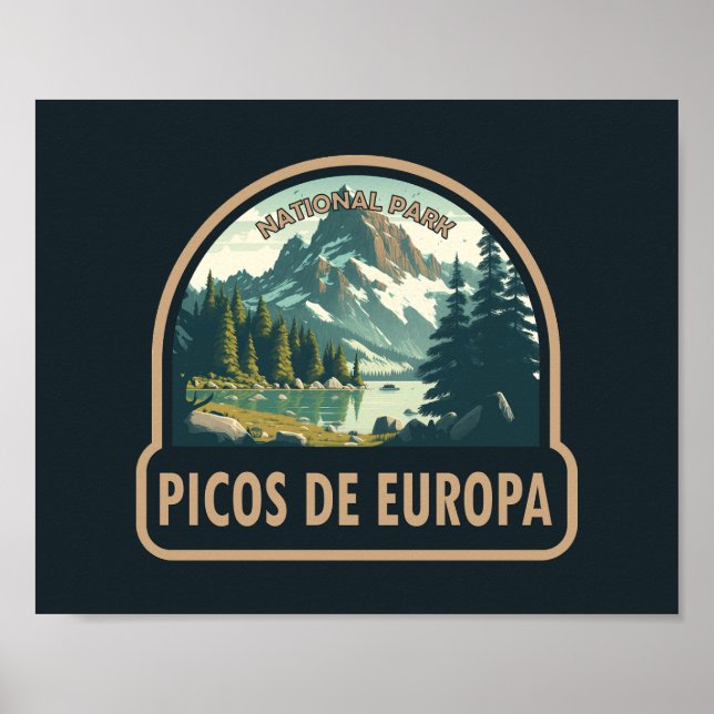 Picos de Europa Nationalpark Spanien Poster (Vorne)