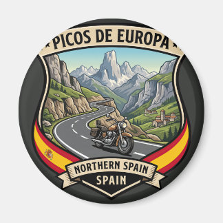 Picos de Europa Spanien Malerische Bergstraße Magnet