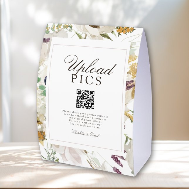  PICS HAPPEN! Modern Spring Wedding Gallery Tischaufsteller (PICS HAPPEN! Modern Spring Wedding Gallery Paper Table Tent)