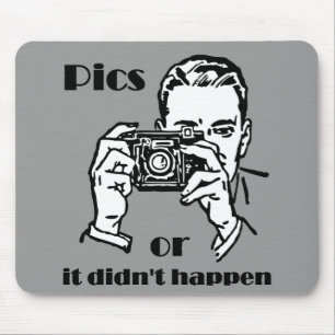 Pics oder es geschahen nicht Retro Mousepad