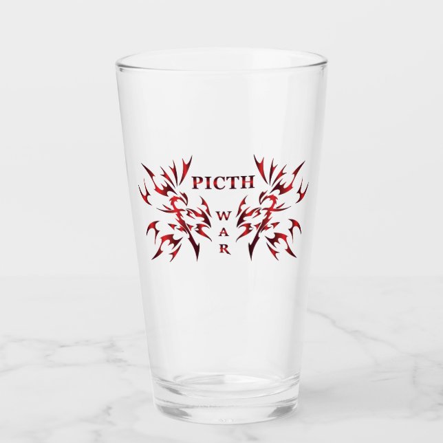 Picth War Trinkglas Glas (Vorderseite)