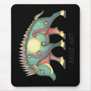 Pictish Boar Sun Mousepad