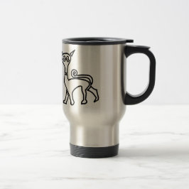 Pictish Katze Reisebecher