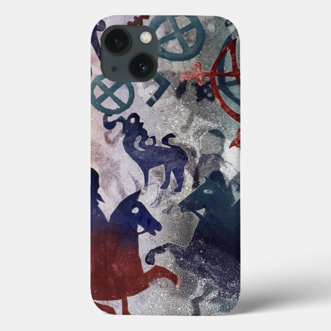Pictish Riders 1996 Case-Mate iPhone Hülle (Rückseite)