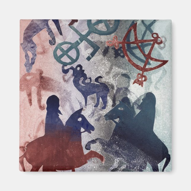 Pictish Riders 1996 Magnet (Vorne)