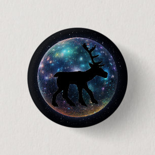 Pictish Stag Space Orb Button