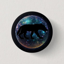 Pictish Wolf Space Orb Button