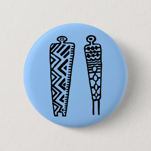 Pictograph Men-BW Button