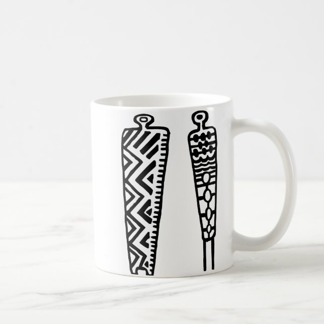 Pictograph Men-BW Kaffeetasse (Rechts)
