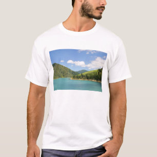 Picton, Neuseeland. Das Tor zwischen Nord T-Shirt