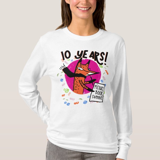 Picture Book Summit 10 Jahre PINK T-Shirt (Vorderseite)