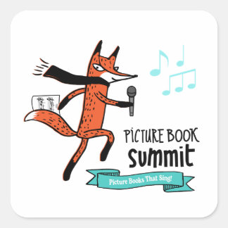 Picture Book Summit: Bilderbücher, die T-Shirt sin Quadratischer Aufkleber