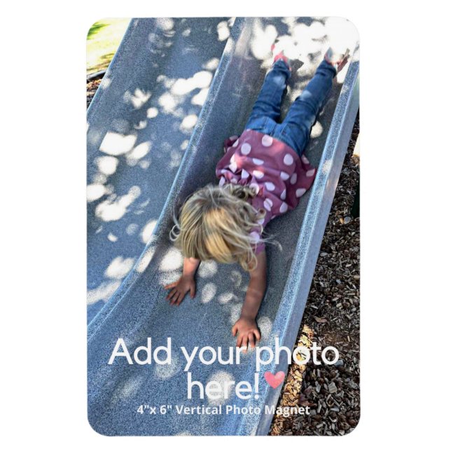 "Picture It" - Personalisiertes Foto Magnet (Vertikal)