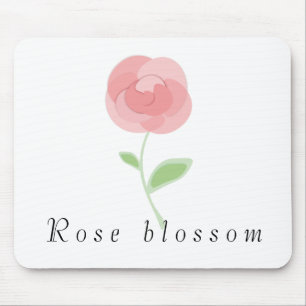 Picture of a rose flower round cushion coffee mug mousepad