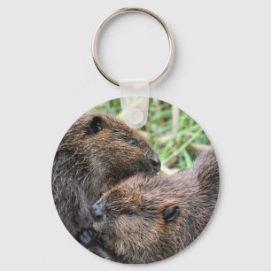 Picture of Beavers Grooming Schlüsselanhänger