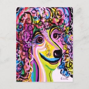 Picture Perfect Poodle Postkarte