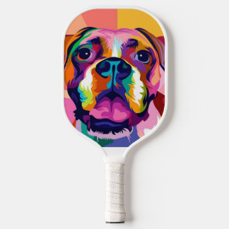 Picture Pickleball Dog Sport für jedermann Pickleball Schläger