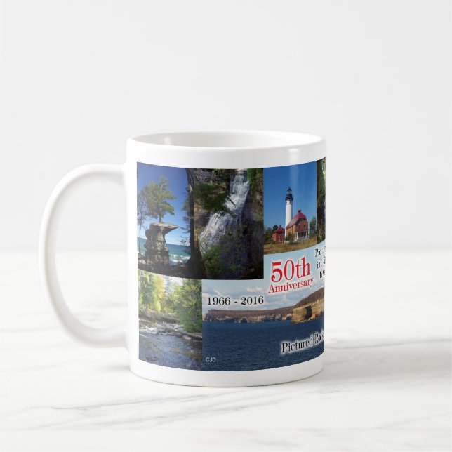 Pictured Rocks 50th Anniversary Mug (Gauche)