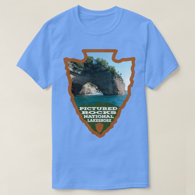 Pictured Rocks National Lakeshore Arrowhey T-Shirt (Design vorne)