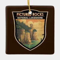 Pictured Rocks National Lakeshore Reisen Vintag