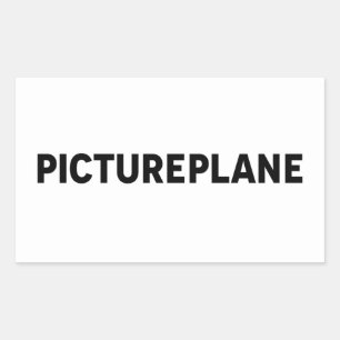 PICTUREPLANE - LOGO RECHTECKIGER AUFKLEBER