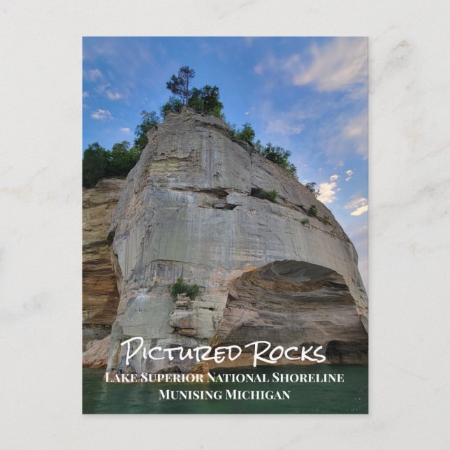 Pictures Rocks Lake Superior National Shoreline Postkarte (Vorderseite)