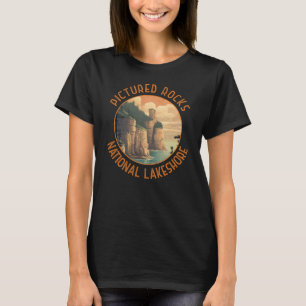 Pictures Rocks National Lakeshore Not Retro T-Shirt