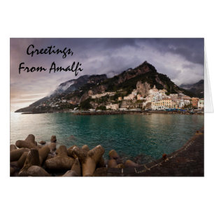 Picturesque Amalfi Coast Italy Seaside Town