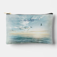 Picturesque Watercolor Beach Szene Name