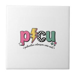PICU Kinder-Intensivstation Krankenpfleger-Shirt_1 Fliese