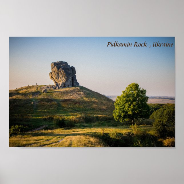 Pidkamin Rock. Ukraine Poster (Vorne)