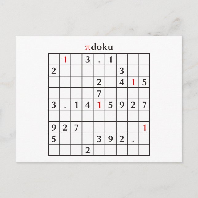 Pidoku Postkarte (Vorderseite)