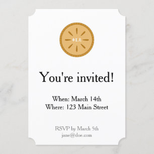 PIE = 3,14 Invitation d'image miroir