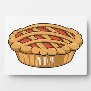 Pie-Cartoon-Abbildung Fotoplatte