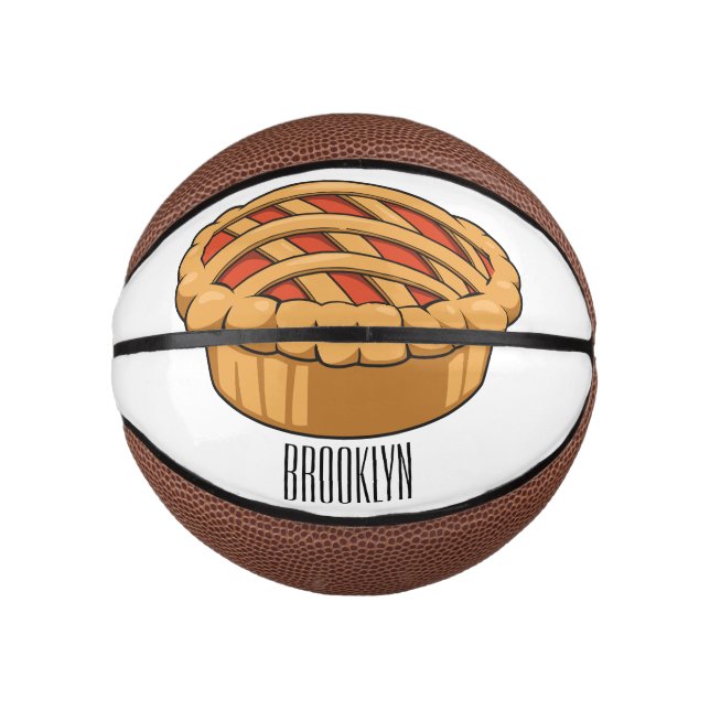 Pie-Cartoon-Abbildung Mini Basketball (Vorderseite)