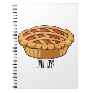 Pie-Cartoon-Abbildung Notizblock