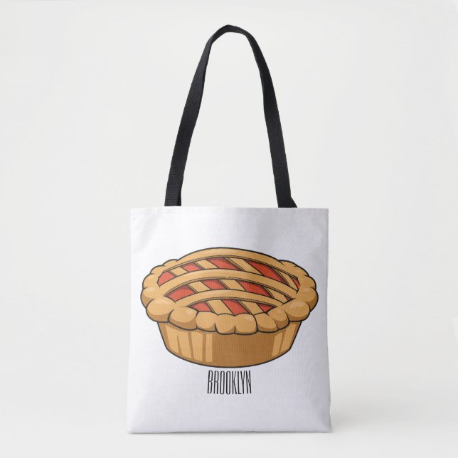 Pie-Cartoon-Abbildung Tasche (Vorderseite)