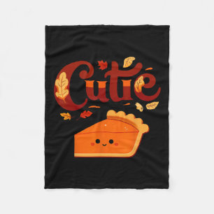Pie Day Pi Day Erntedank Süsse Pumpkin Pie Cuti Fleecedecke