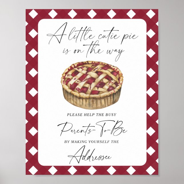 Pie - Helfen Sie dem betreuten Adressaten von Elte Poster (Vorne)