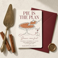 Pie Is The Plan Dinner kommt zuerst Trendige Linie