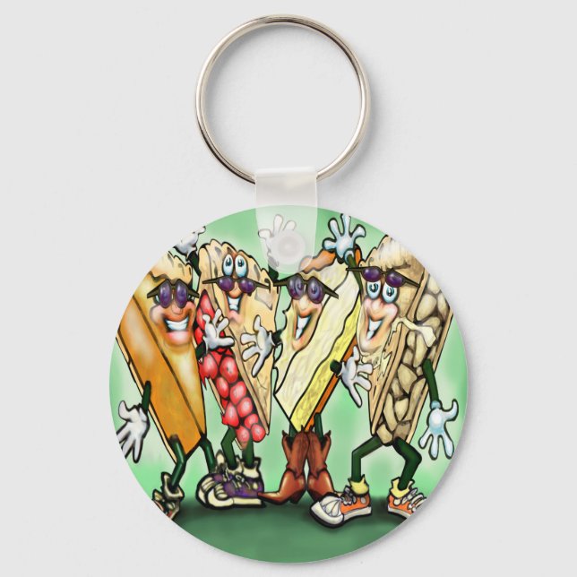 Pie Party Schlüsselanhänger (Vorderseite)