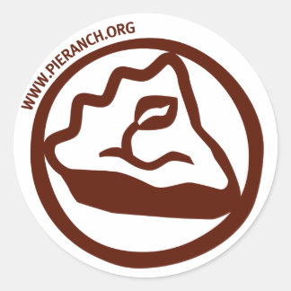 Pie Ranch Logo-Aufkleber Runder Aufkleber