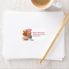 Pie Shoppe Adressaufkleber