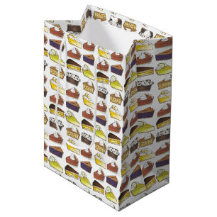 Pie Slice Apple Pumpkin Banana Key Limone Blueberr Mittlere Geschenktüte