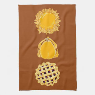 Pie Turquie Pie dk vertical citrouille serviette d