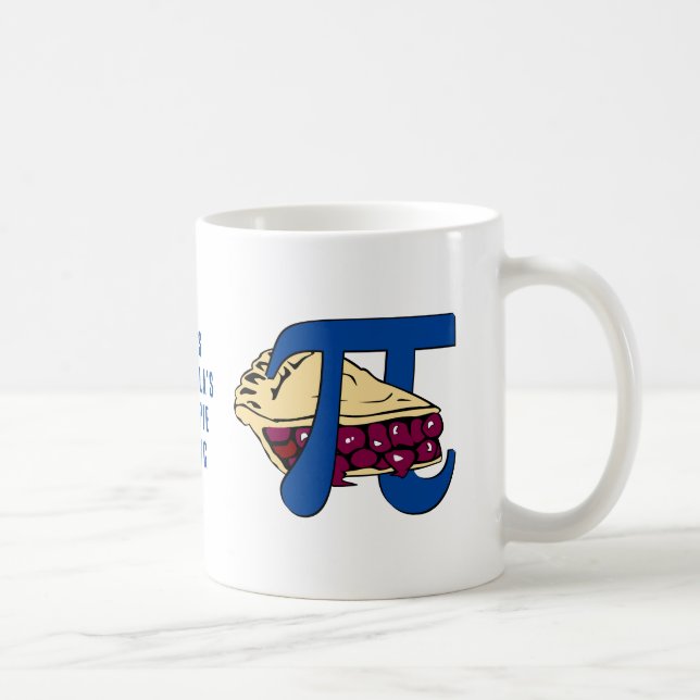 PIE UND PI Day Kaffeetasse (Rechts)