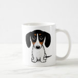Piebald Dackel | Niedlicher Welpen-Hund-Kaffee-Tas Kaffeetasse<br><div class="desc">Eine lustige Tasse für Piebalds Dackel Liebhaber. Diese niedliche Hundekaffee-Tasse ist ein tolles Geschenk für jeden Anlass. Besuchen Sie Jenn's Doodle World für noch mehr Accessoires für Zuhause und Büro mit diesem lustigen Hund und originelleren Dackel Hund Designs.</div>
