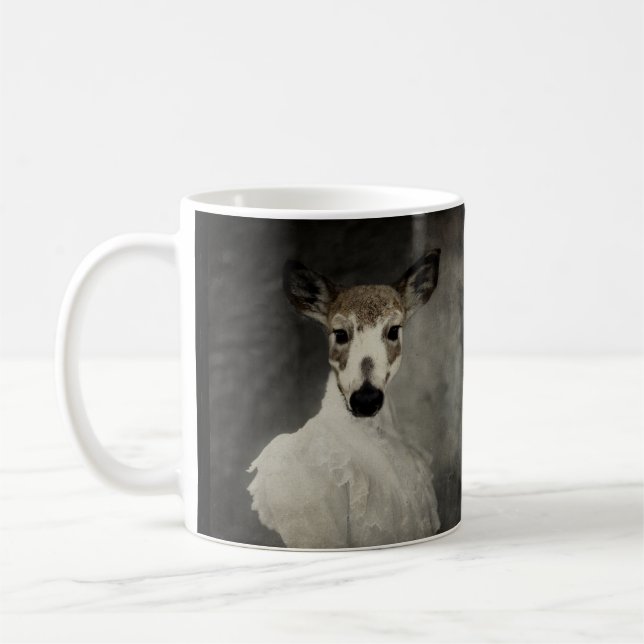 Piebald Deer Got Verheiratet Kaffeetasse (Links)
