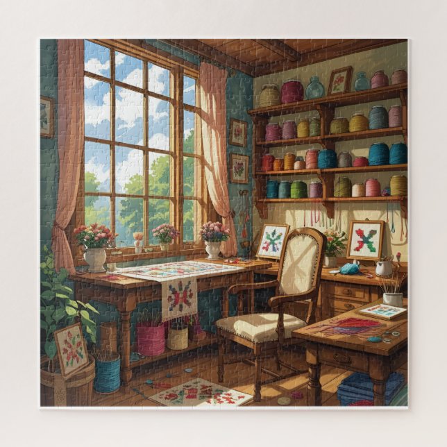 Piece by Piece-Stitch by Stitch Puzzle for Crafter (Vertikal)