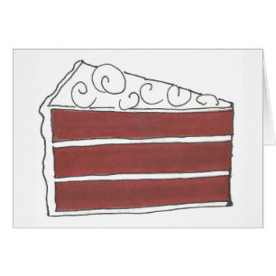 Pièce de gâteau Couche Velvet Rouge Salope de cuis